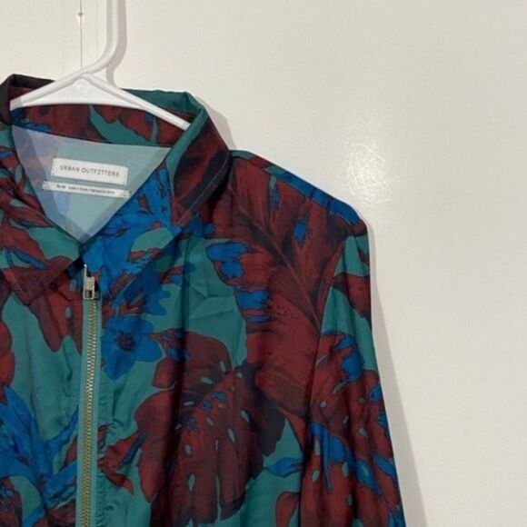 Urban Outfitters Retro Cropped Full Zip Jacket - Picture 3 of 4